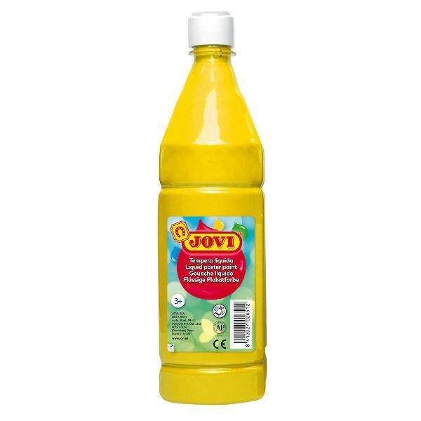 Farba plakatowa JOVI żółta 1 litr (Zdjęcie 1)