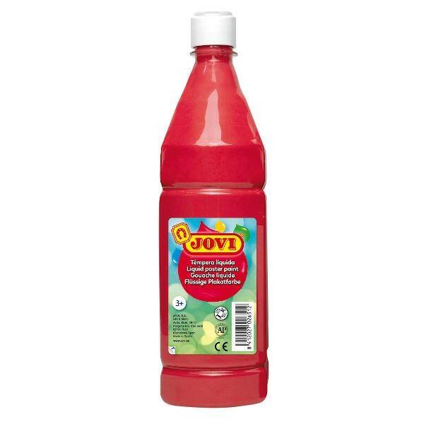 Farba plakatowa JOVI czerwona 1 litr (Zdjęcie 1)