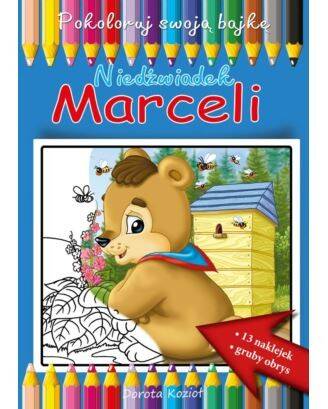 Niedźwiadek Marceli (kolorowanka)