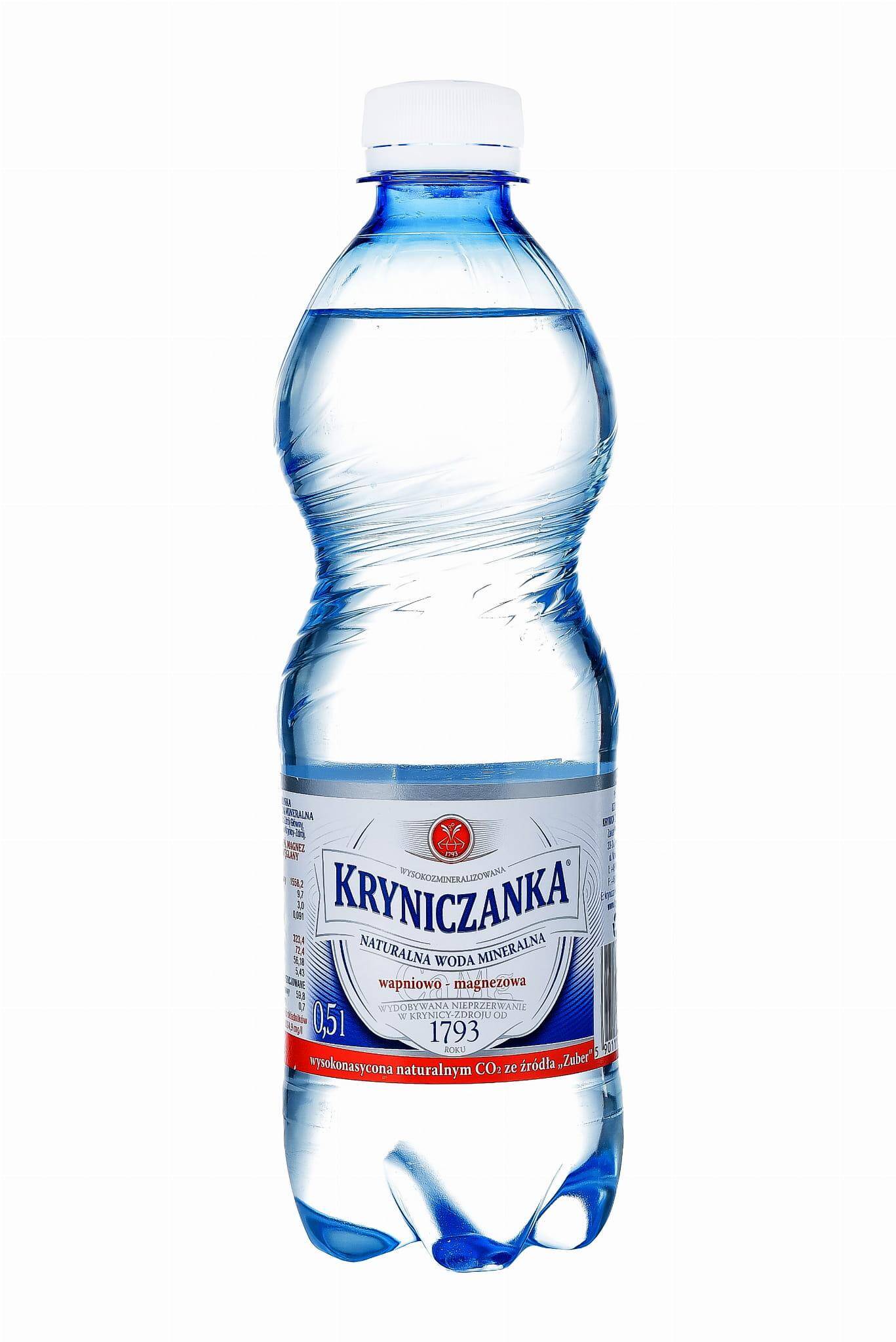 Woda Kryniczanka 0,5 l gazowana