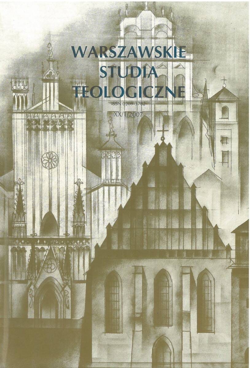 Warszawskie Studia Teol XX/1/2007