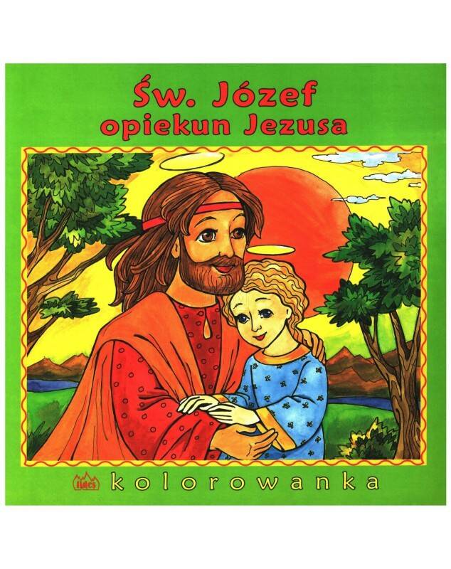 Św Józef Opiekun Jezusa kolorowanka