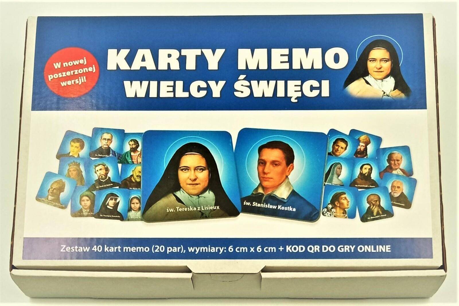 Karty memo Wielcy święci