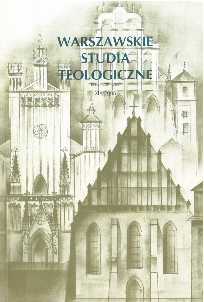 Warszawskie Studia Teol 2006/XIX