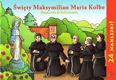 Św. Maksymilian Maria Kolbe (kolorowanka