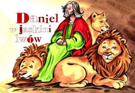 Daniel w jaskini lwów (kolorowanka)