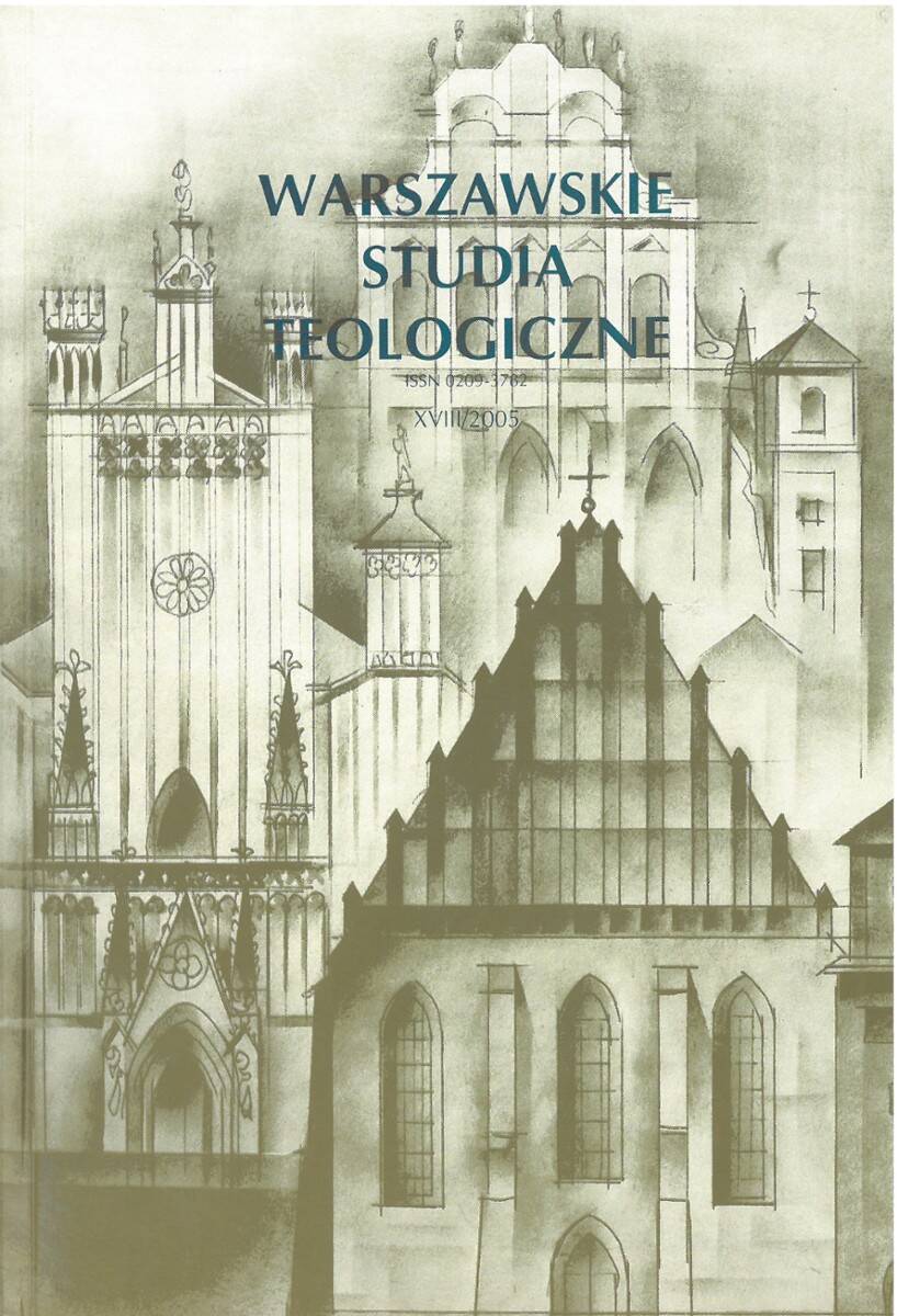 Warszawskie Studia Teol 2005/XVIII