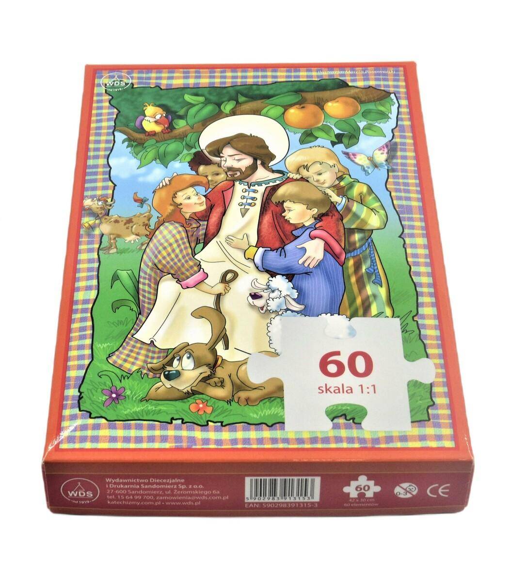 Puzzle 60 Jezus wśród dzieci