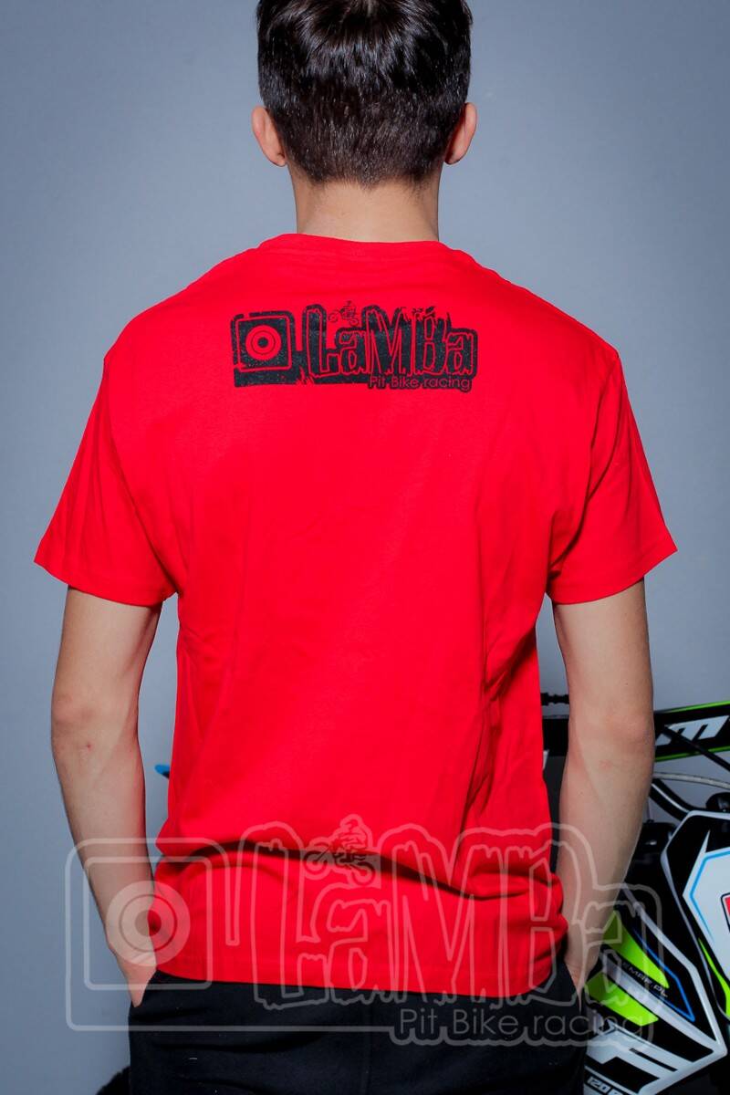 T-shirt czerwony Lamba M (Zdjęcie 2)