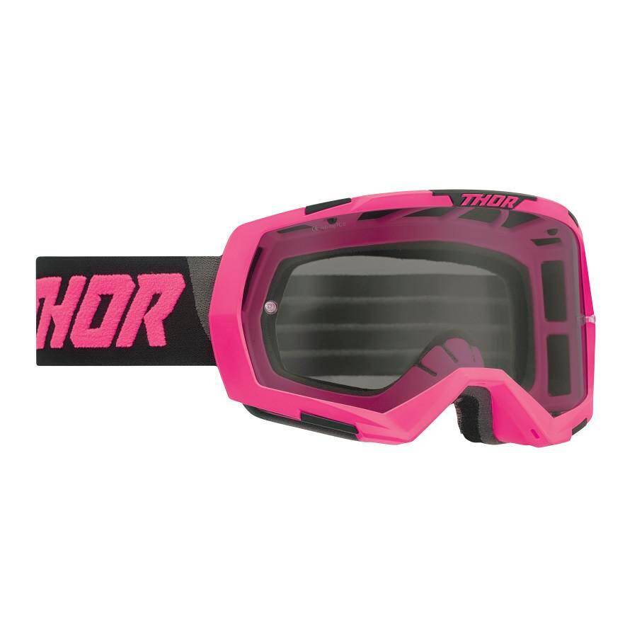 Gogle Thor COMBAT pink/black
