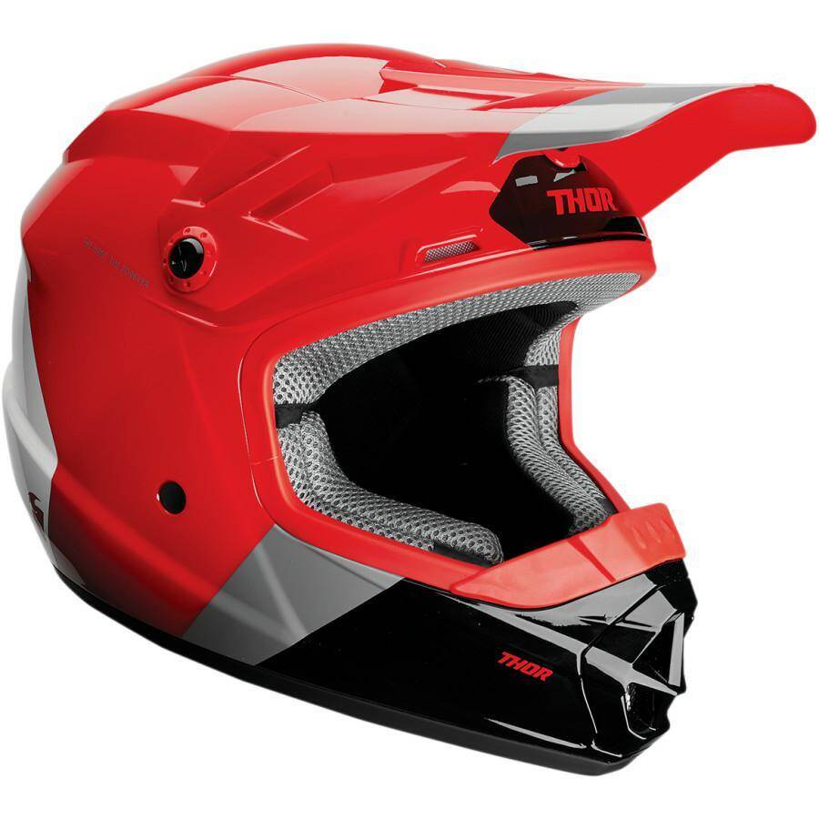 Kask THOR SECTOR BOMBER Y Red/Ch M