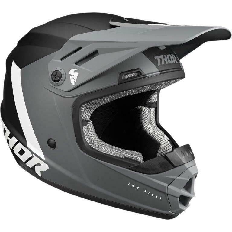 Kask THOR SECTOR CHEV Junior GY/BK L