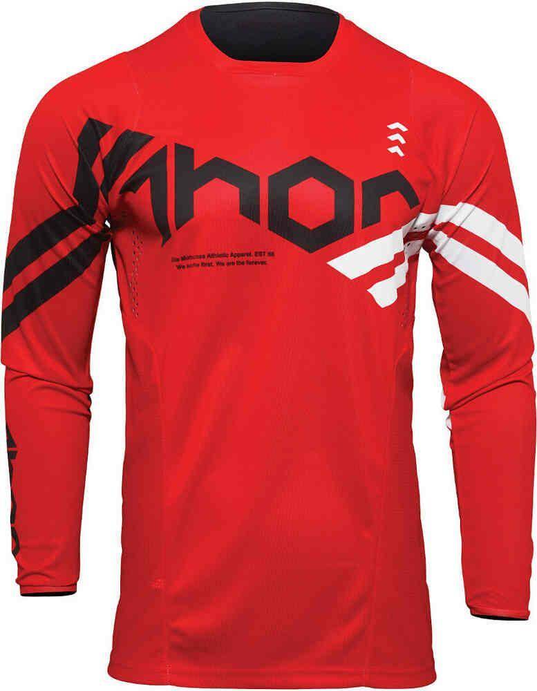 Bluza THOR PULSE CUBE RD/WH XL
