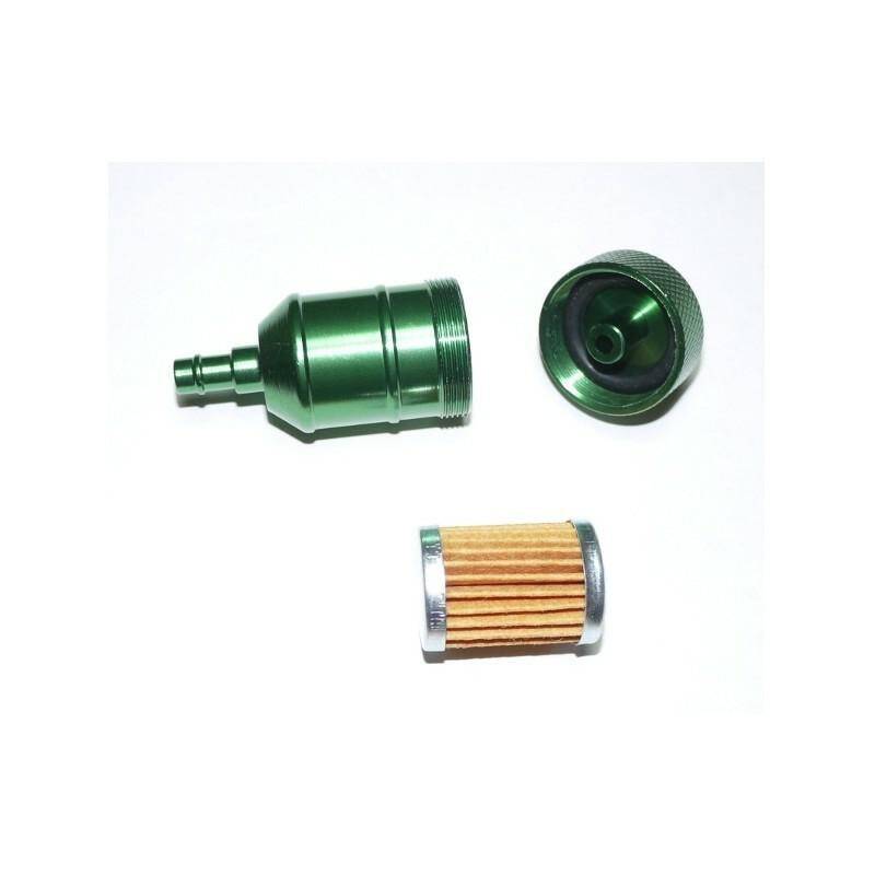 Filtr paliwa CNC zielony