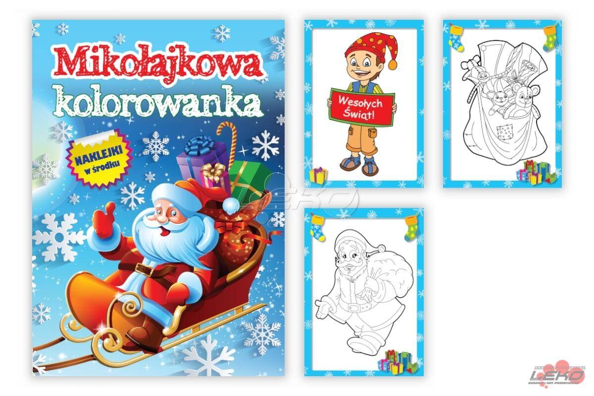 Malowanka Mikołajkowa kolorowanka