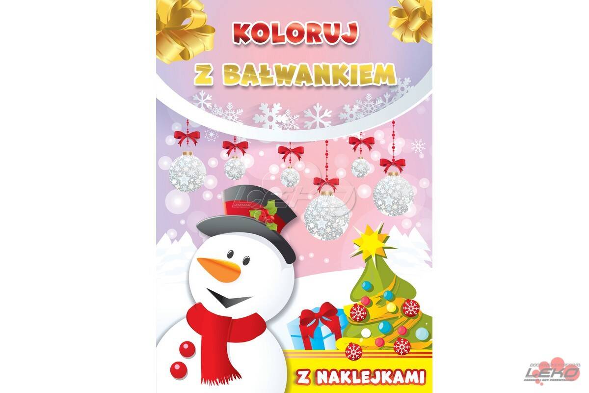 Malowanka Koloruj z Bałwankiem