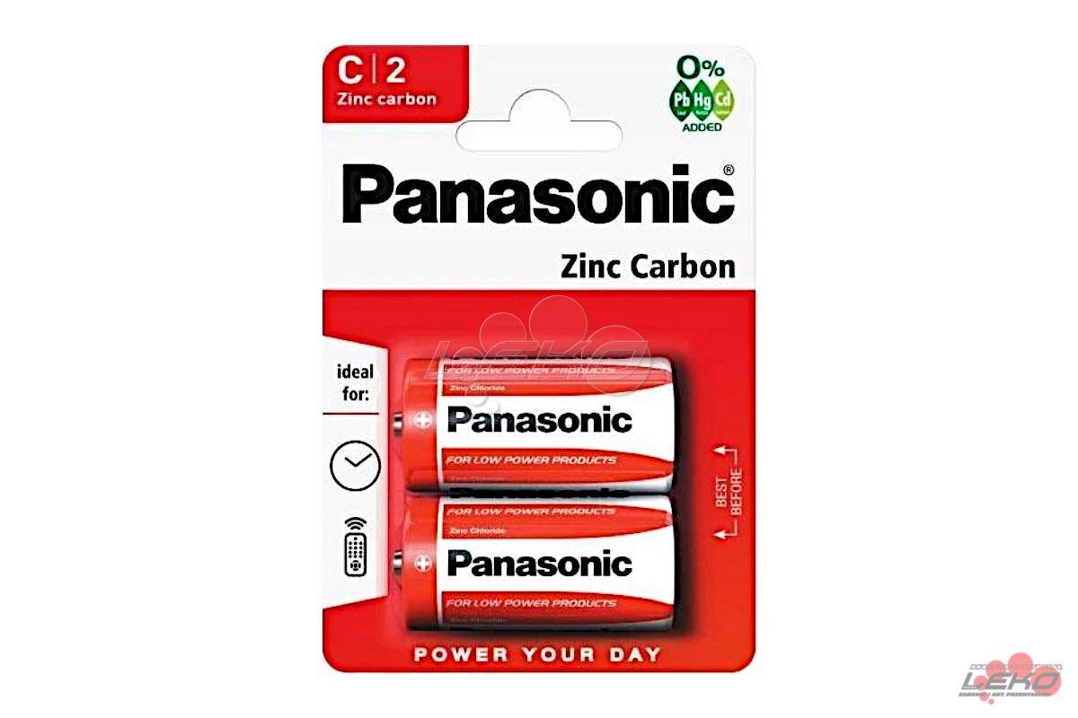 Bateria R14 Panasonic bl.[2/24]