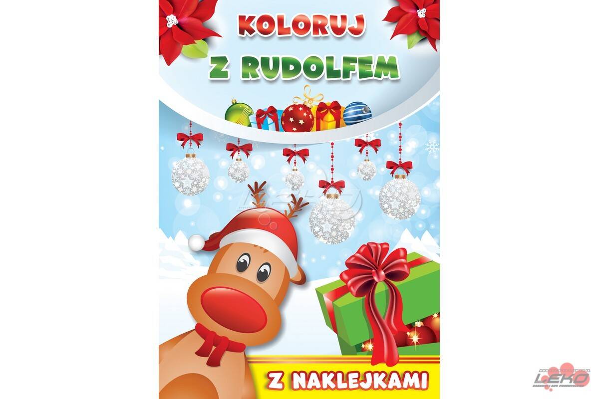 Malowanka Koloruj z Rudolfem