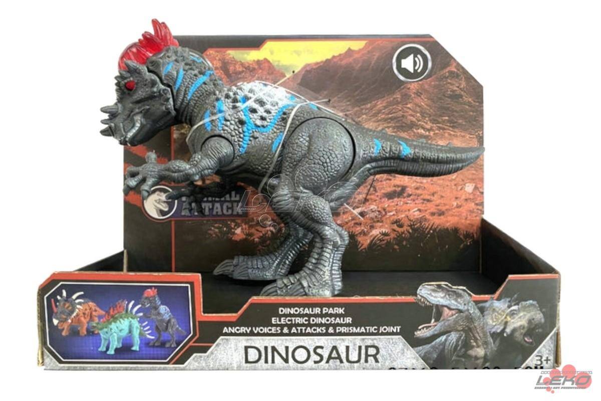 Dinozaur 24cm ze światłem i dźwiękiem