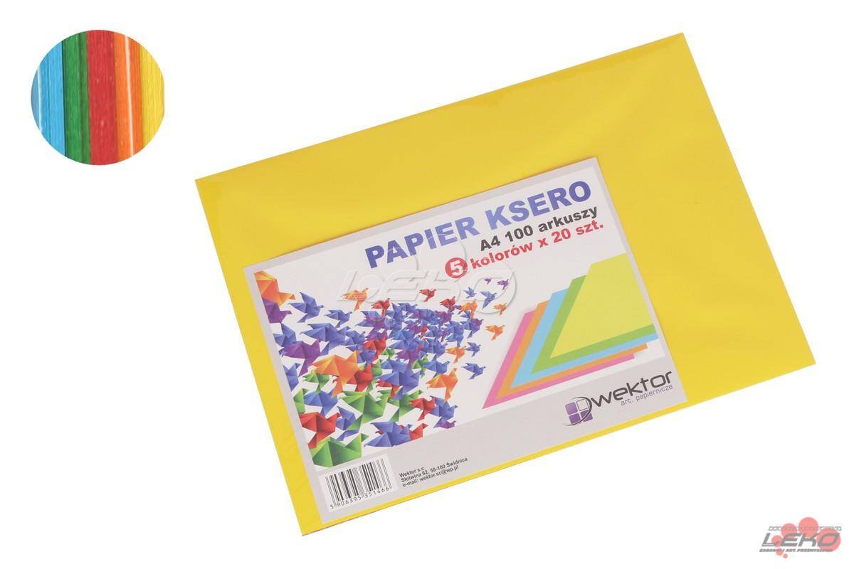 Papier ksero A4 kolor op.100szt.