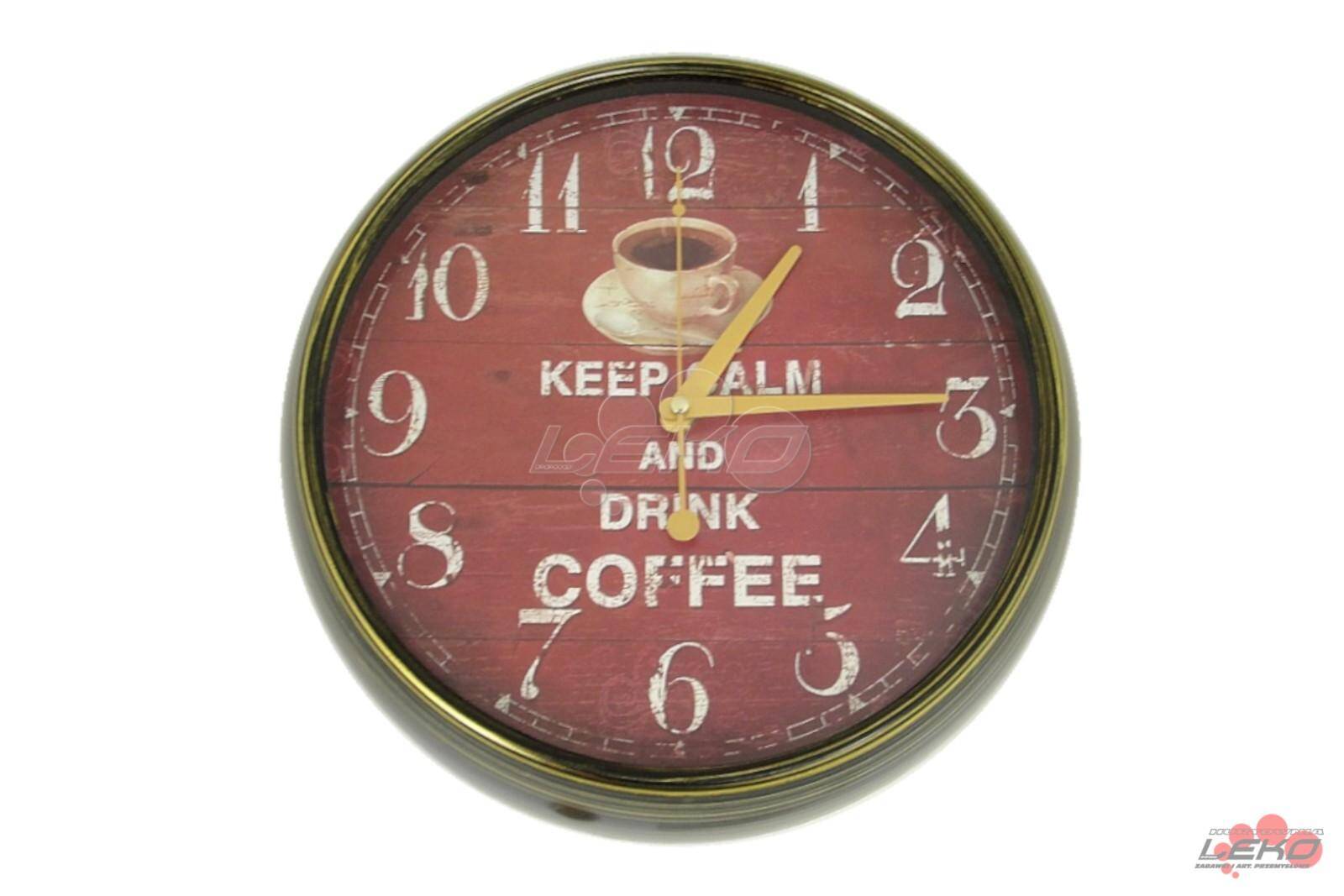 Zegar ścienny coffe 32cm