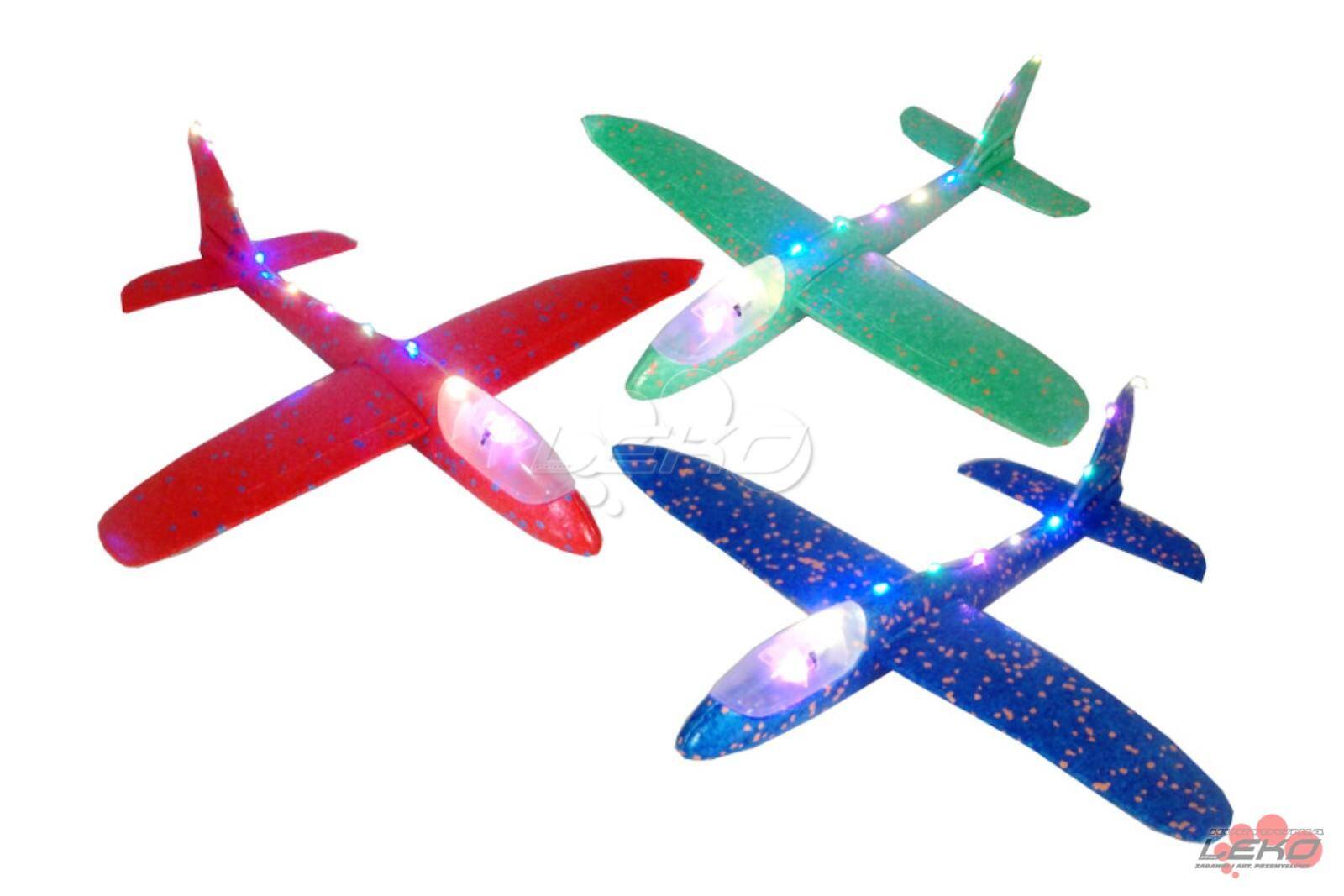 Samolot styropianowy LED 48cm