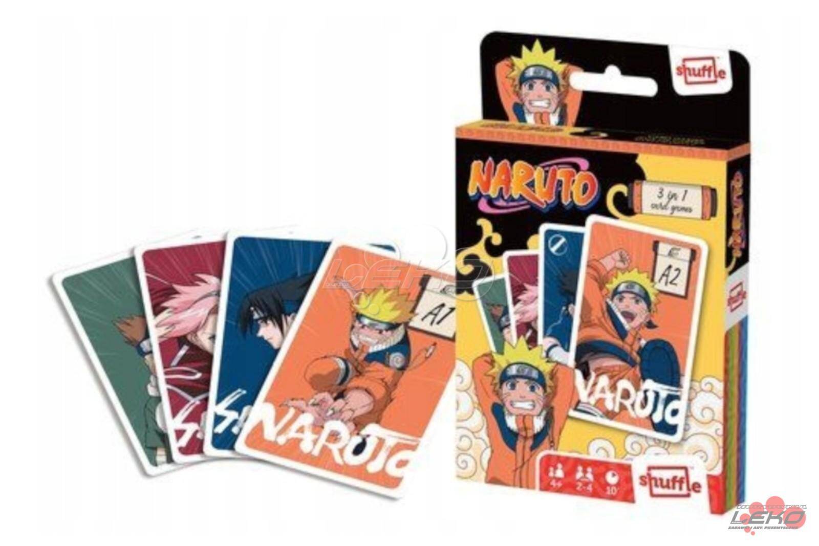 Karty Naruto 4w1