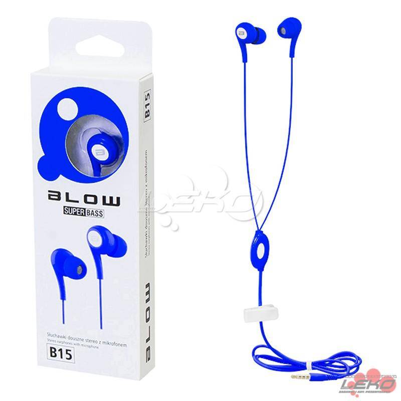 Słuchawki BLOW B-15 niebieskie