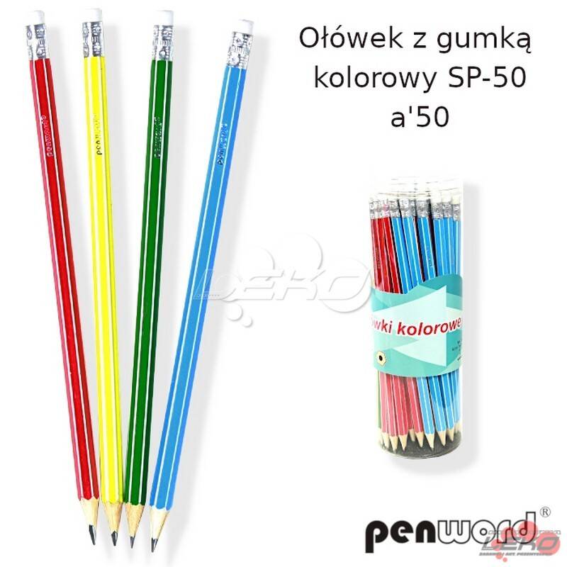 Ołówek z gumką [50]