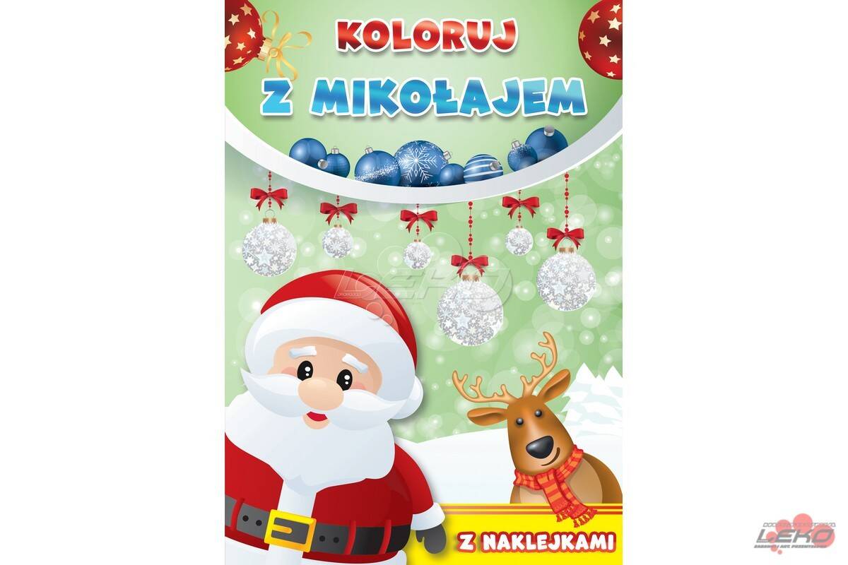 Malowanka Koloruj z Mikołajem