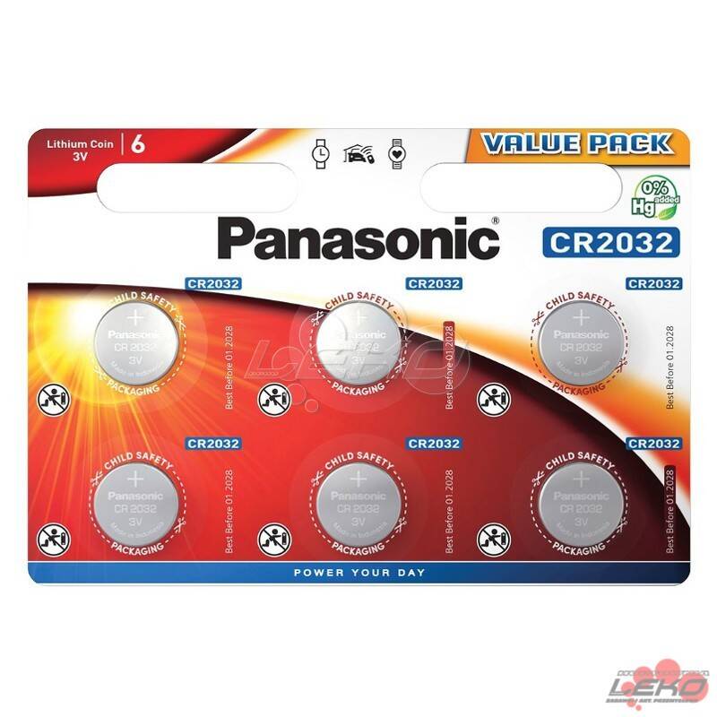 Bateria CR 2032 Panasonic [6]