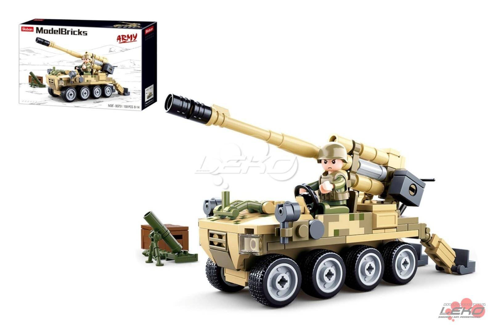 Klocki Sluban ModelBricks ARMY 161el.