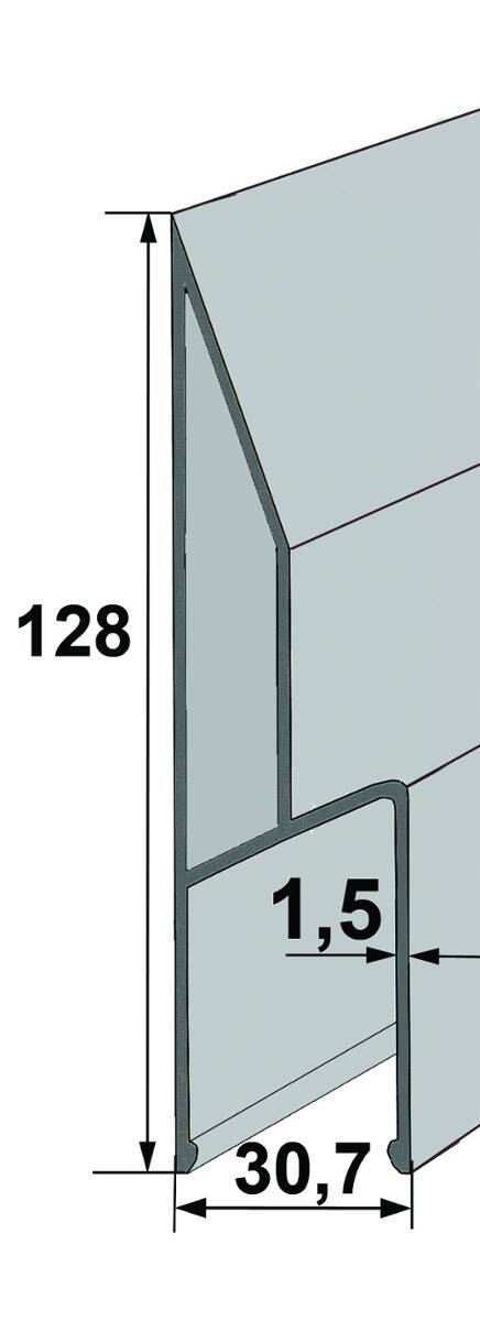 Łata tynkarska uniwersalna T+H 200cm LTU (Zdjęcie 2)