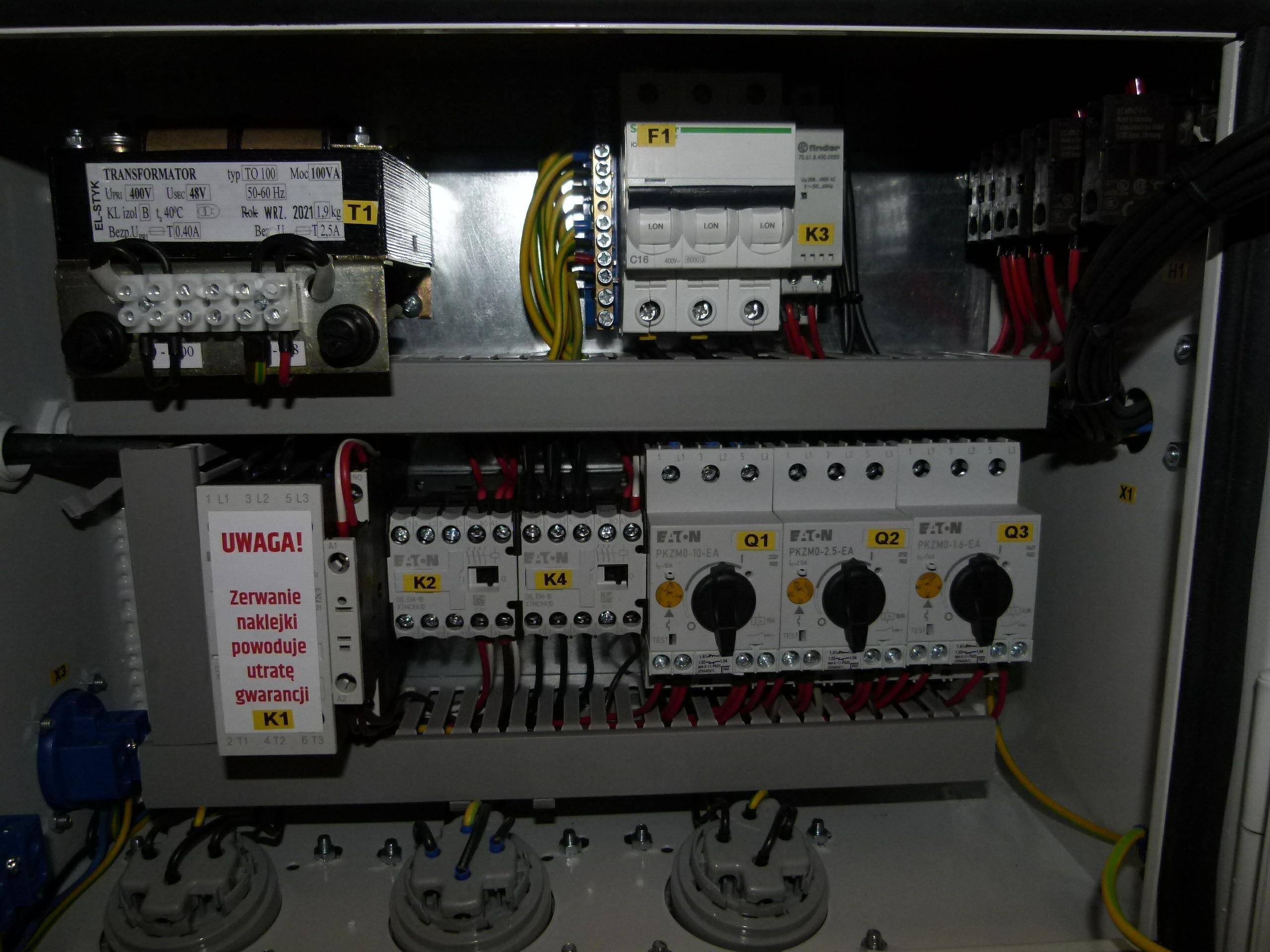 Skrzynka elektryczna agregat PFT G4 MACH (Zdjęcie 3)