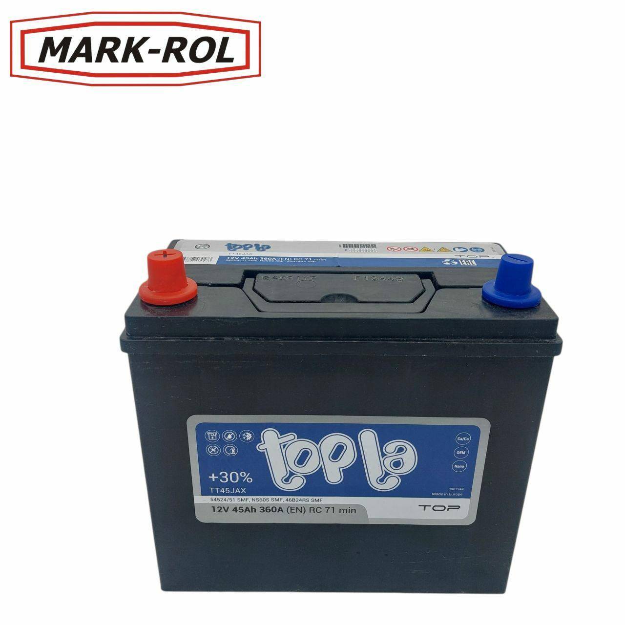 Akumulator 12V 45Ah TOPLA Japan