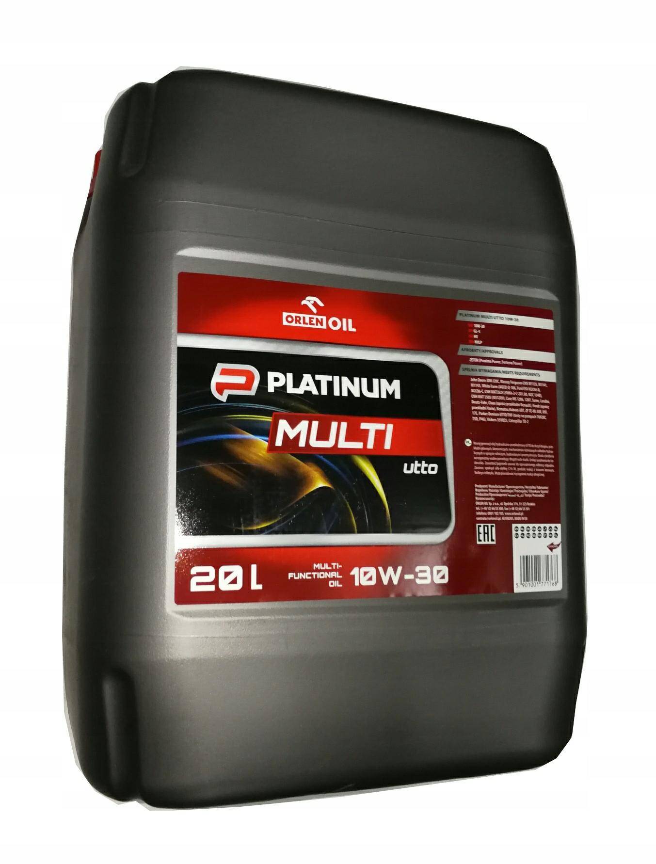 Platinum Multi Utto 10W-30 20L