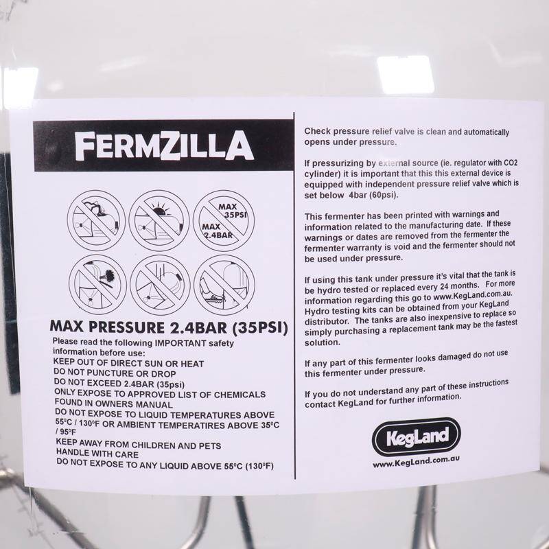 Fermzilla - stożkowy pojemnik fermentacyjny 27 l (Zdjęcie 7)