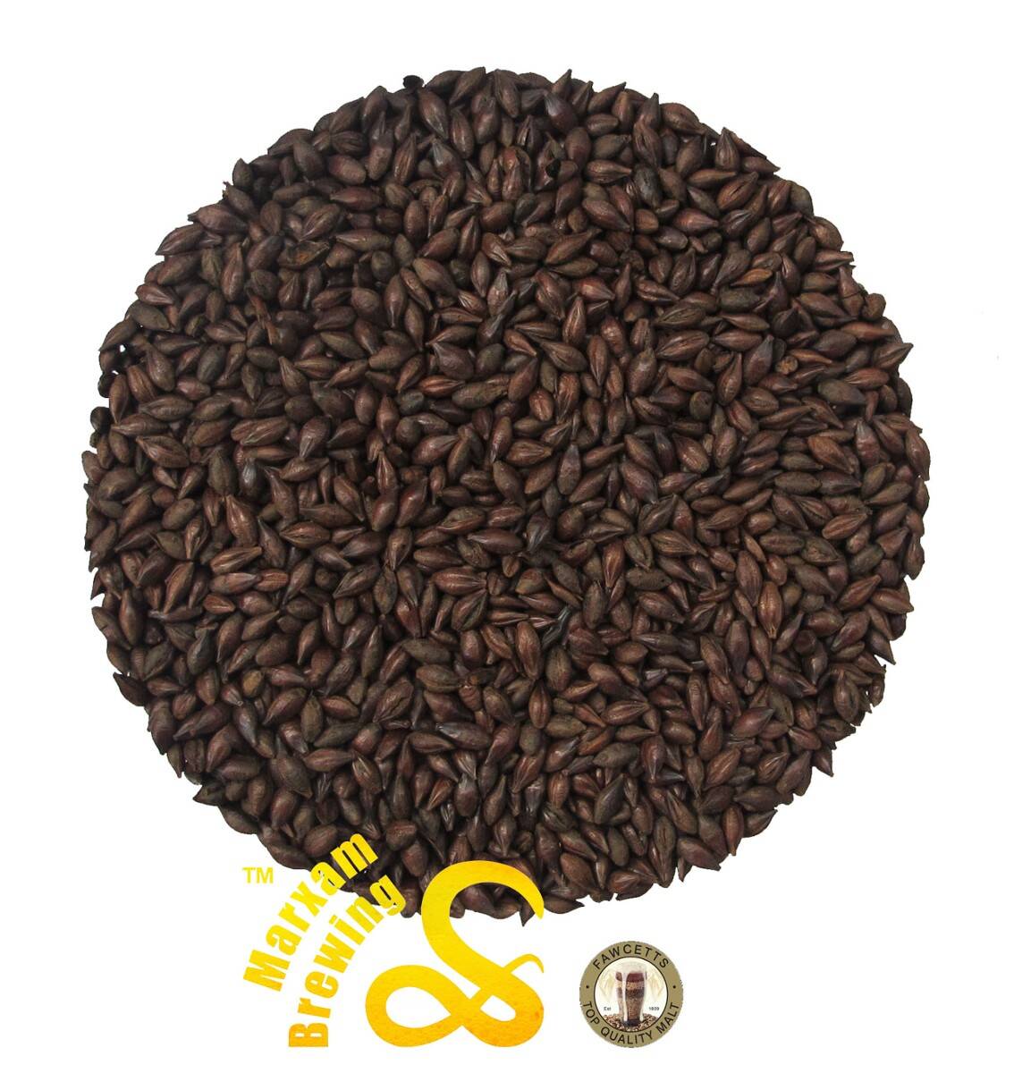 Słód Black FAWCETT 0,25kg - śrutowany (Zdjęcie 1)