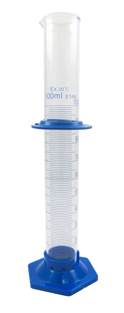 Cylinder miarowy ze stopką PP 100 ml (Zdjęcie 1)