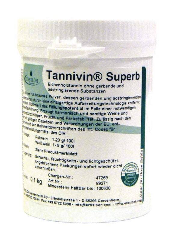 Tannivin Superb 100 g łagodne taniny dęb (Zdjęcie 1)