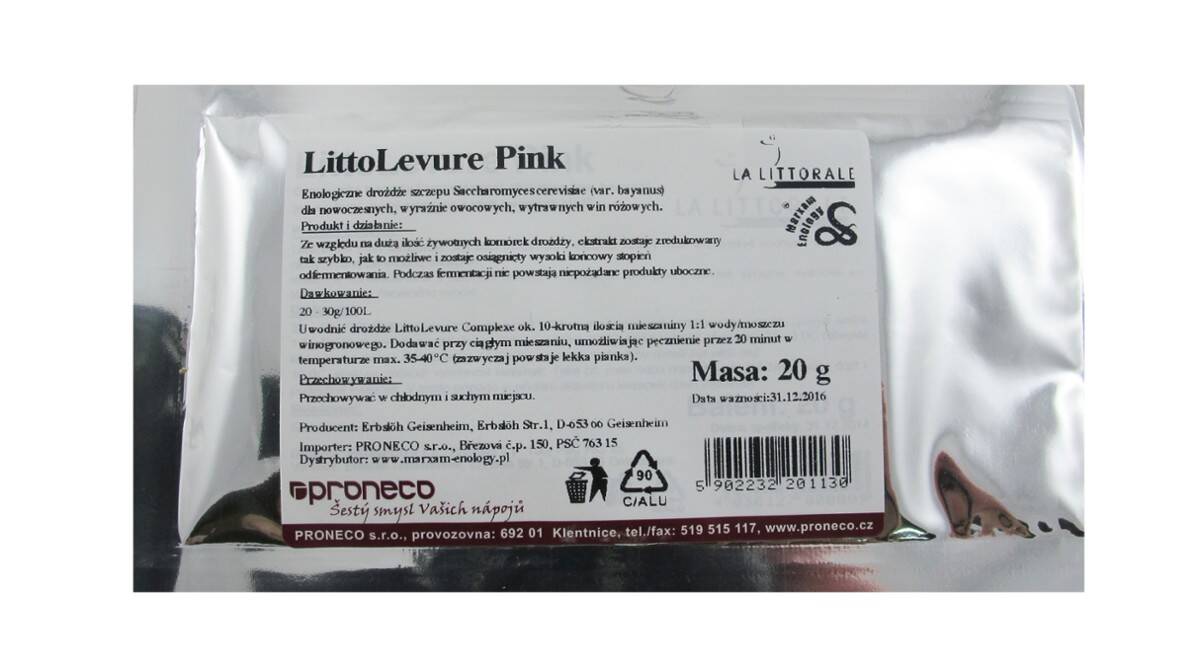 LittoLevure Pink 20 g na 100 l (Zdjęcie 1)