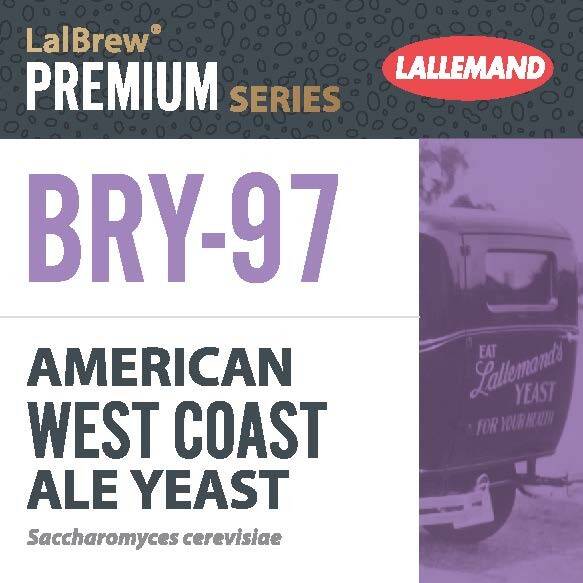 Drożdże do piwa Lallemand BRY-97 American West Coast 11 g (Zdjęcie 1)