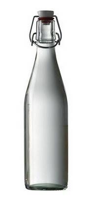 Butelka na zamknięcie patentowe 1L biała (Zdjęcie 1)