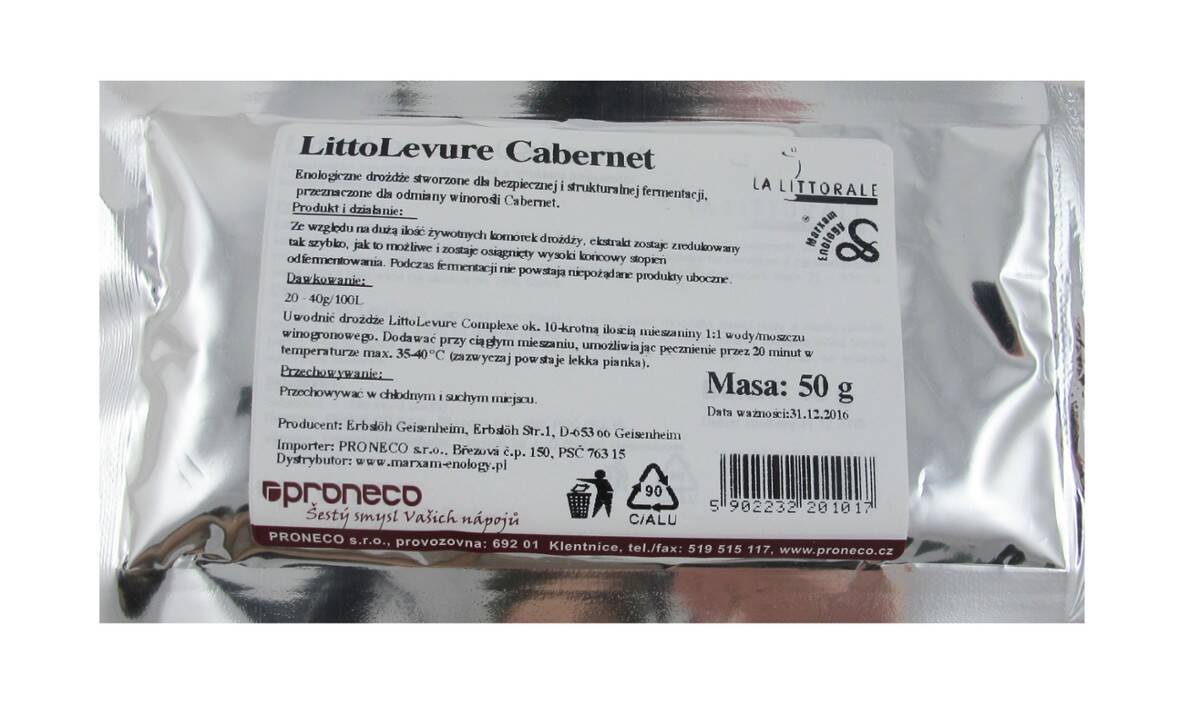 LittoLevure Cabernet 50g na 250l (Zdjęcie 1)