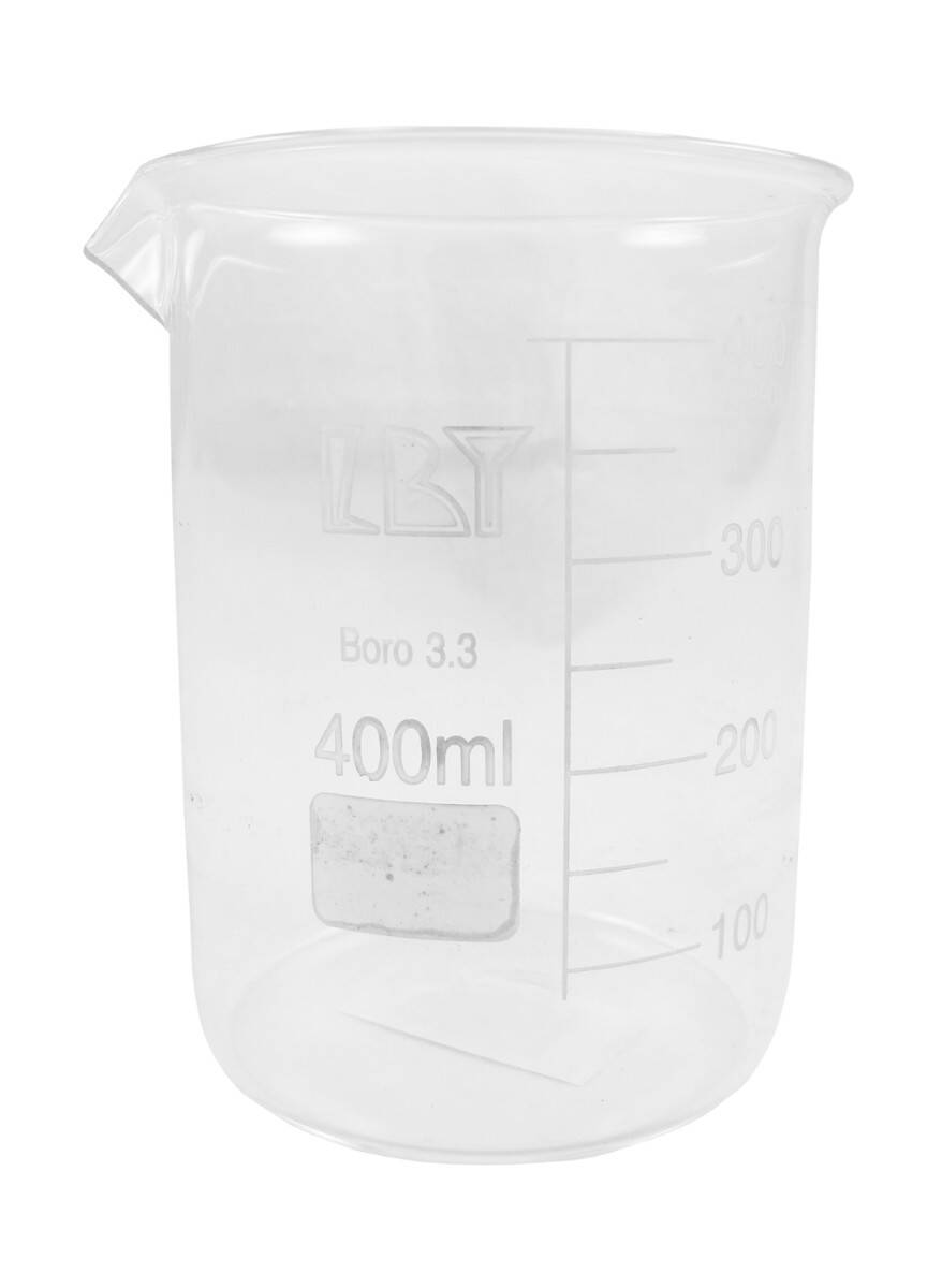 Zlewka szklana 400 ml z wylewem (Zdjęcie 1)