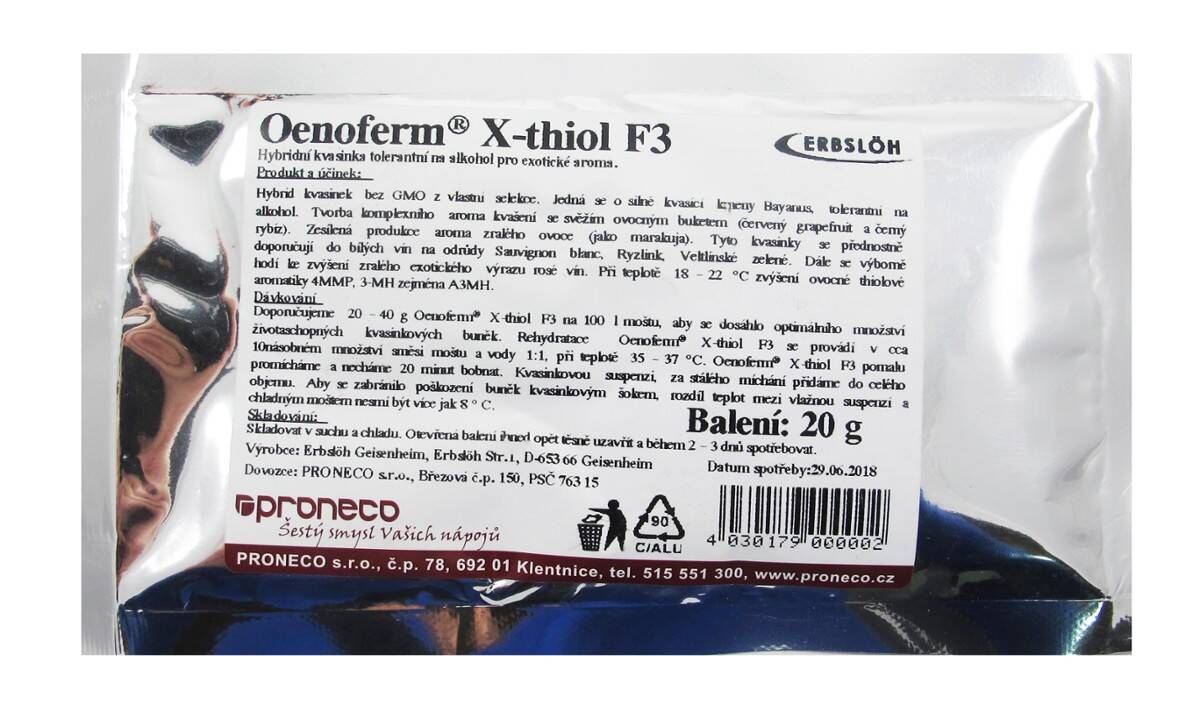 Oenoferm X-thiol F3 20 g na 100