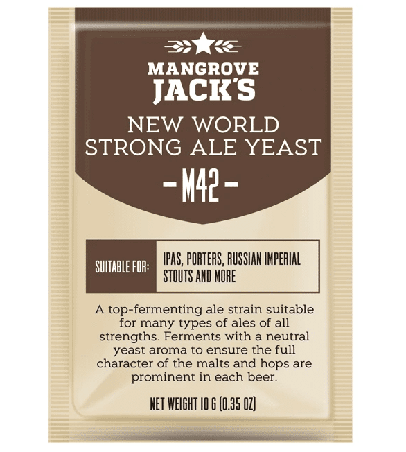 Drożdże Mangrove Jack`s New World Strong Ale M42 10 g (Zdjęcie 1)