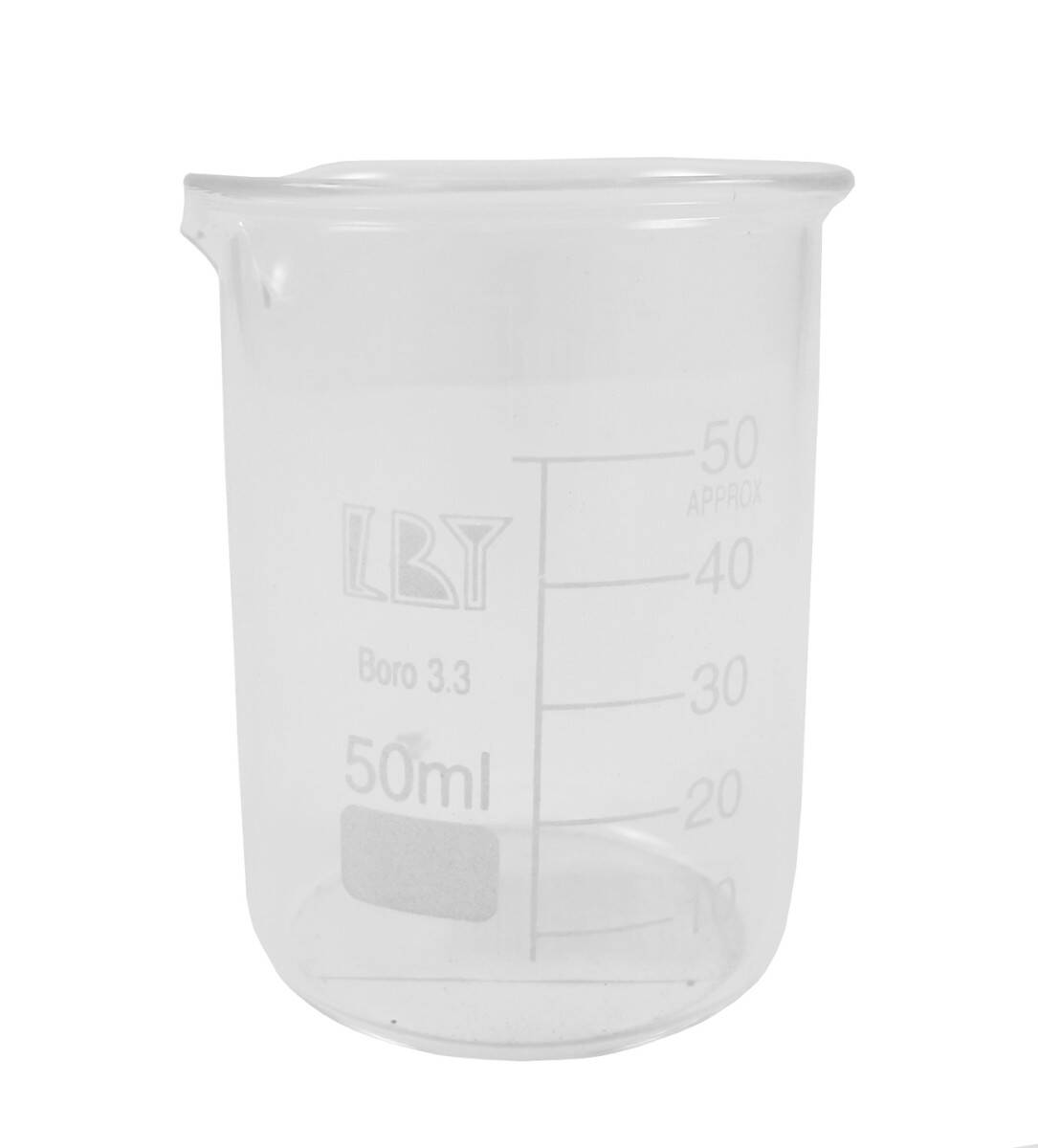 Zlewka szklana 50 ml z wylewem (Zdjęcie 1)