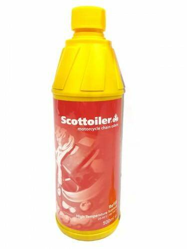 Olej Scottoiler 500 ml czerwony bez rurk