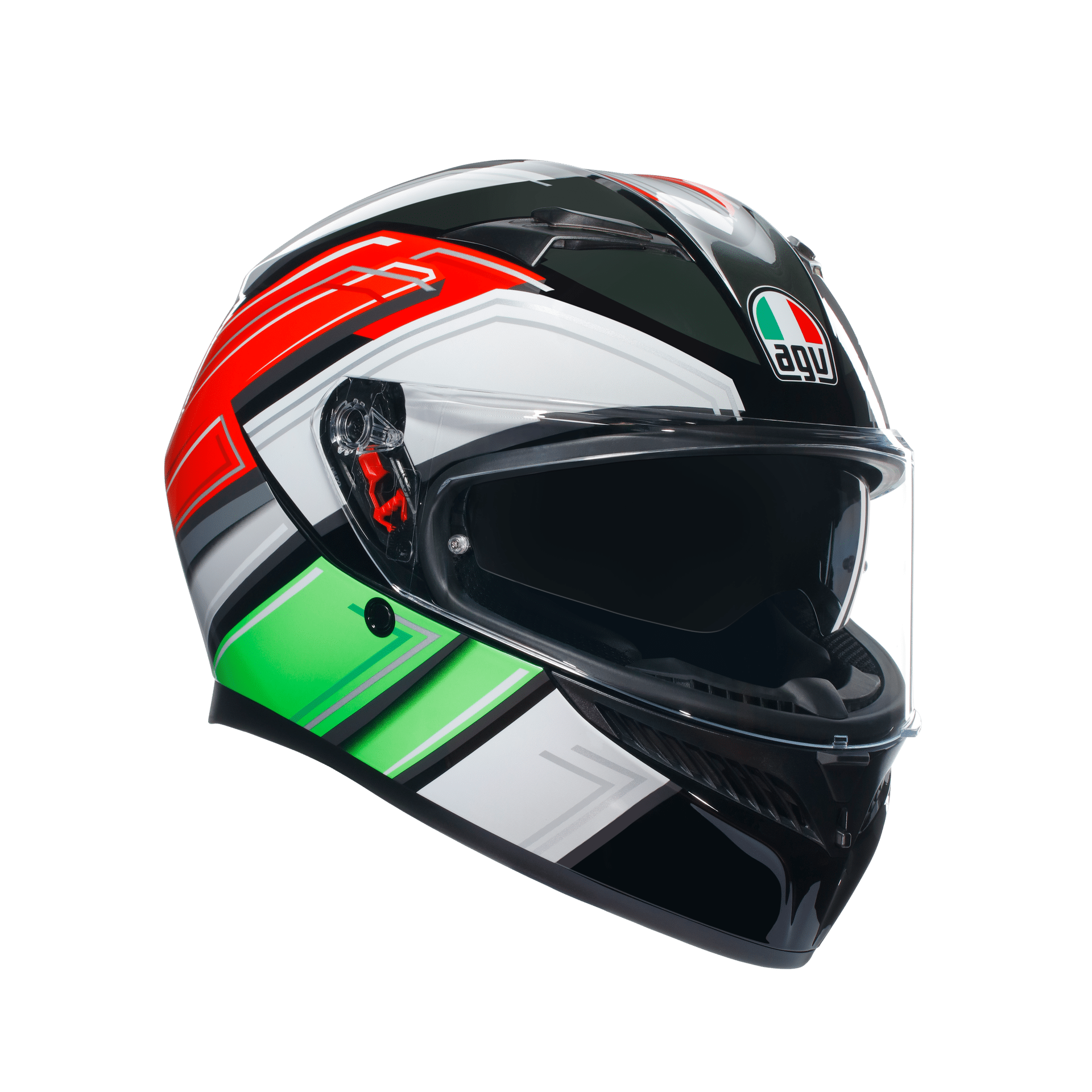 Kask AGV K-3 S Wing Black/Italy E2206